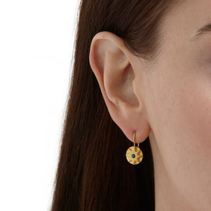 Lapis Star Earrings - Afghanistan/India